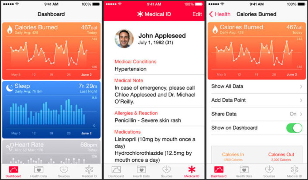 applications iOS santé